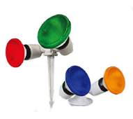 Standard pole number lamp